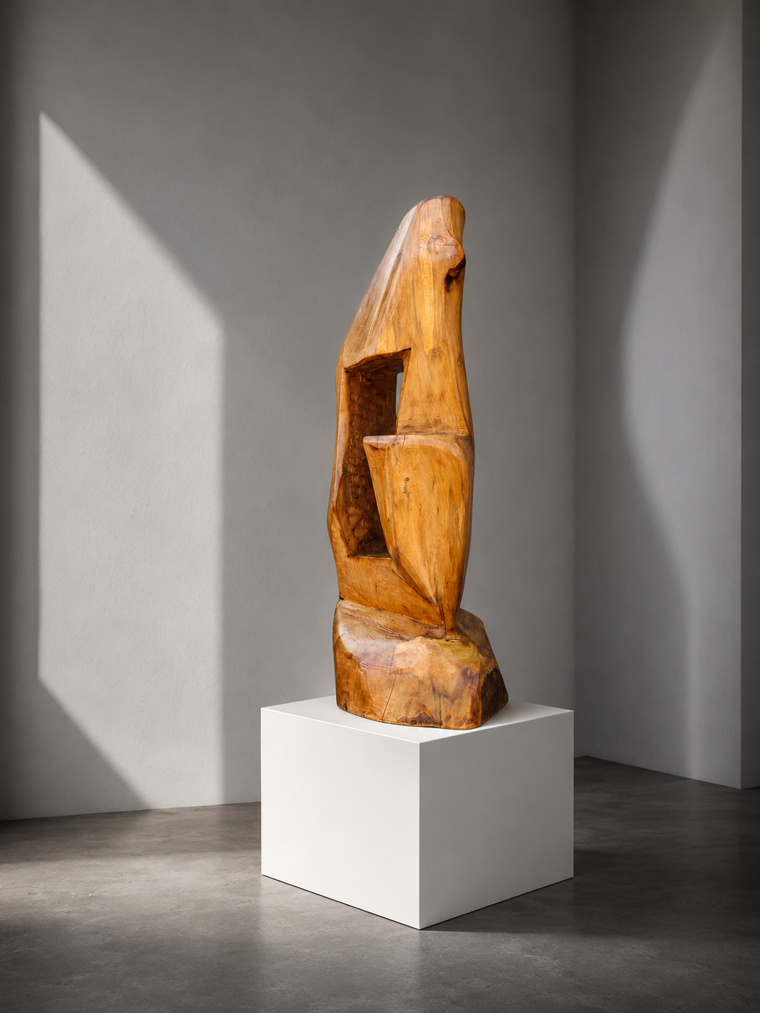 Sculpture en pommier