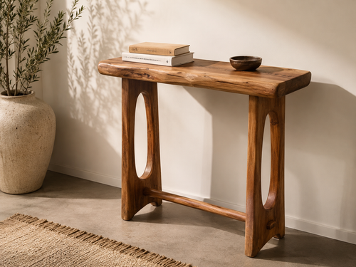 Console en poirier massif