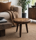 Tabouret décoratif de « berger » en chêne