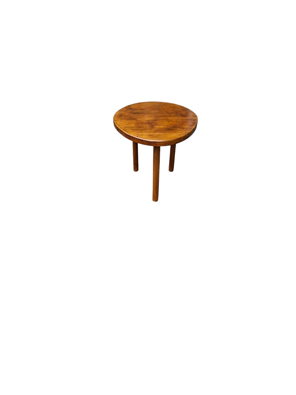 Petite table en merisier massif – Forme libre . tripode