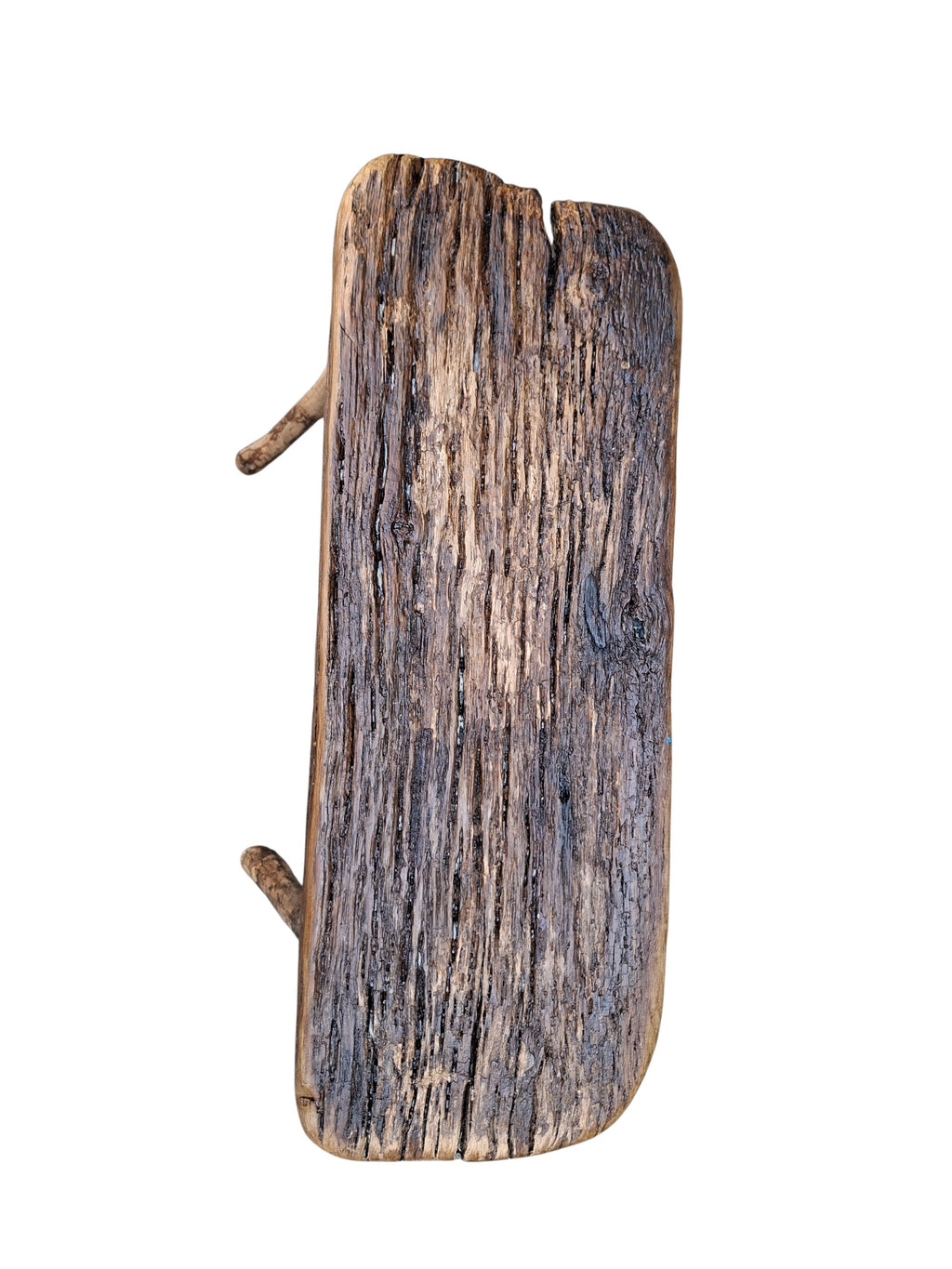 Petit banc wabi-sabi en chêne