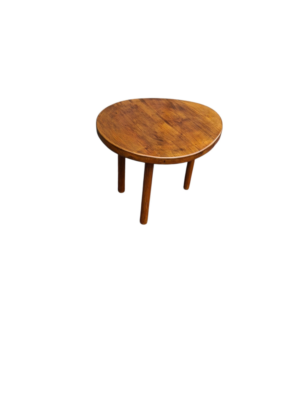 Petite table en merisier massif – Forme libre . tripode