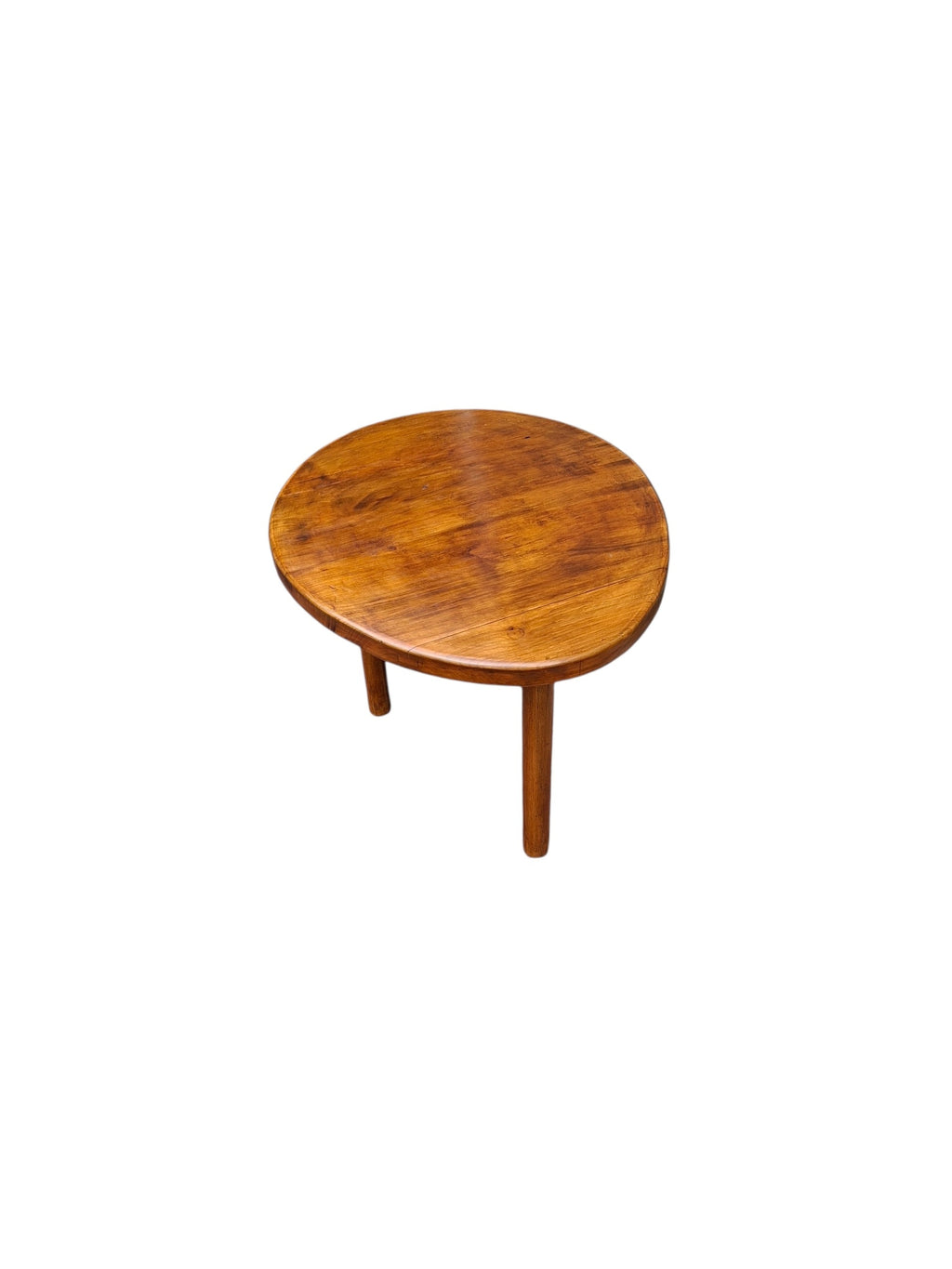 Petite table en merisier massif – Forme libre . tripode