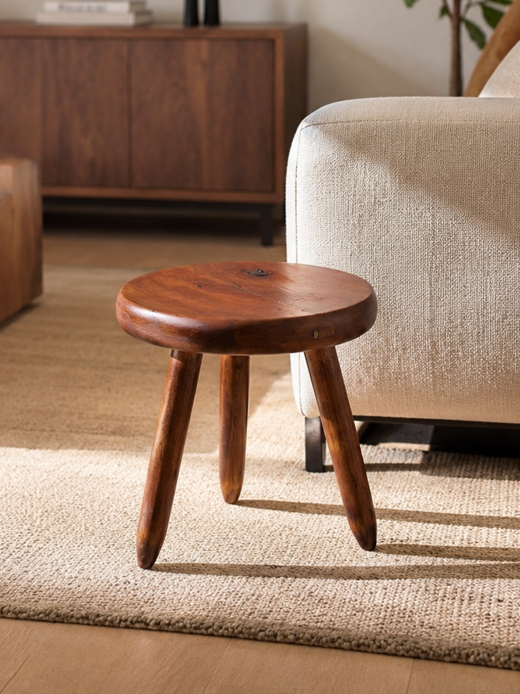 Tabouret de berger style Charlotte Perriand